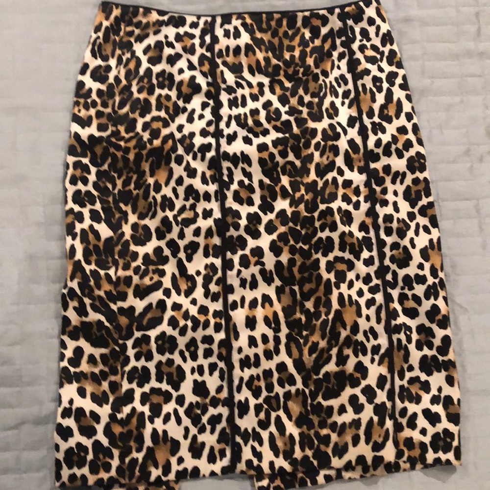 Leopards Print Pencil Skirt